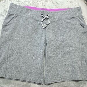 Athletic Works Gray and Pink Women's Athletic Shorts